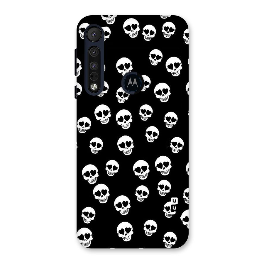 Skull Heart Back Case for Motorola One Macro