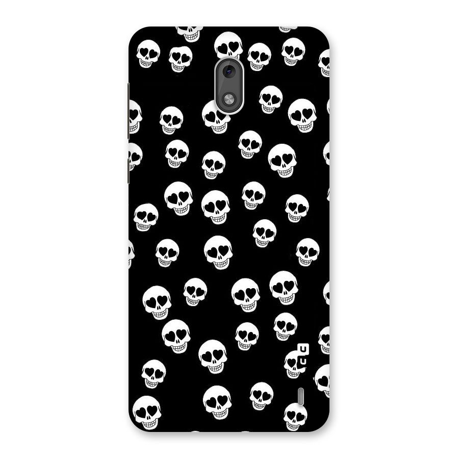 Skull Heart Back Case for Nokia 2