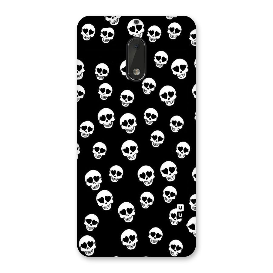 Skull Heart Back Case for Nokia 6