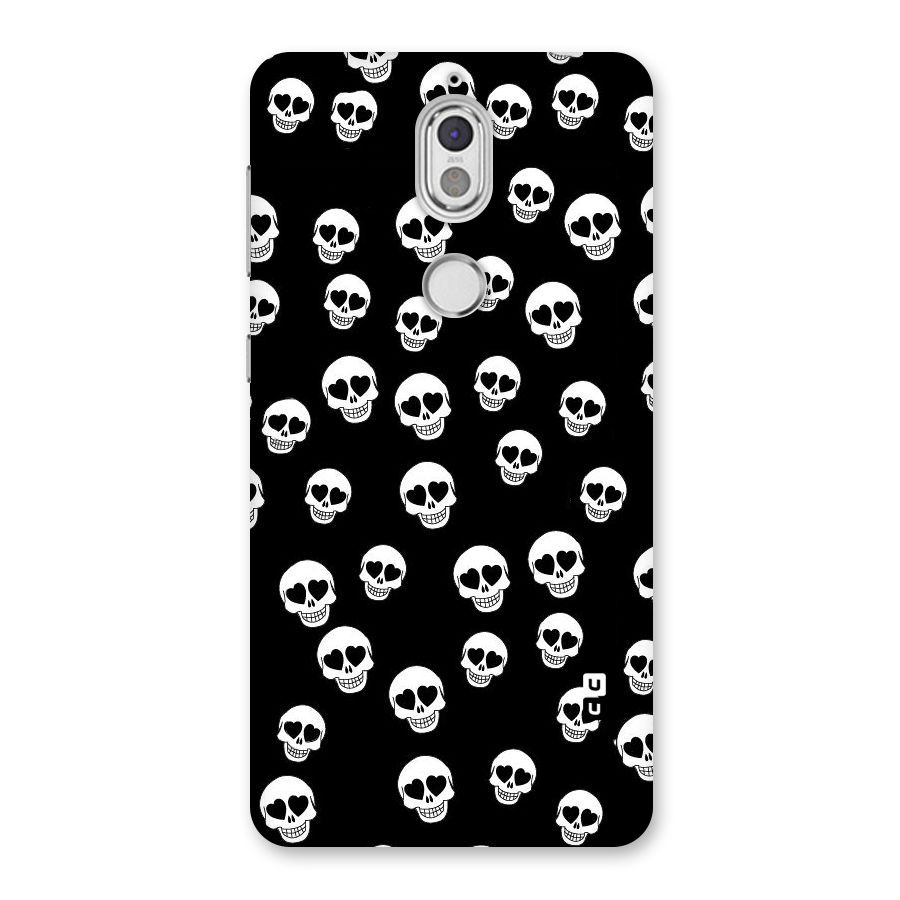 Skull Heart Back Case for Nokia 7