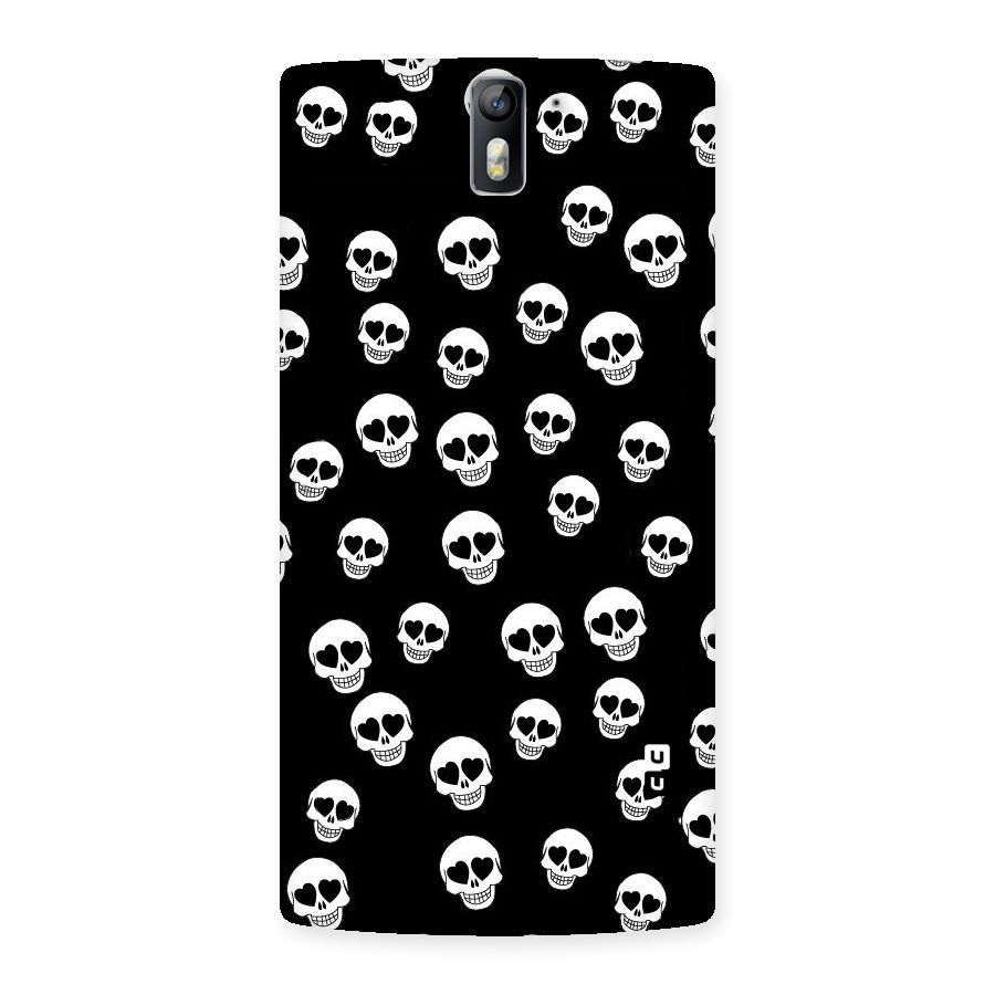 Skull Heart Back Case for One Plus One