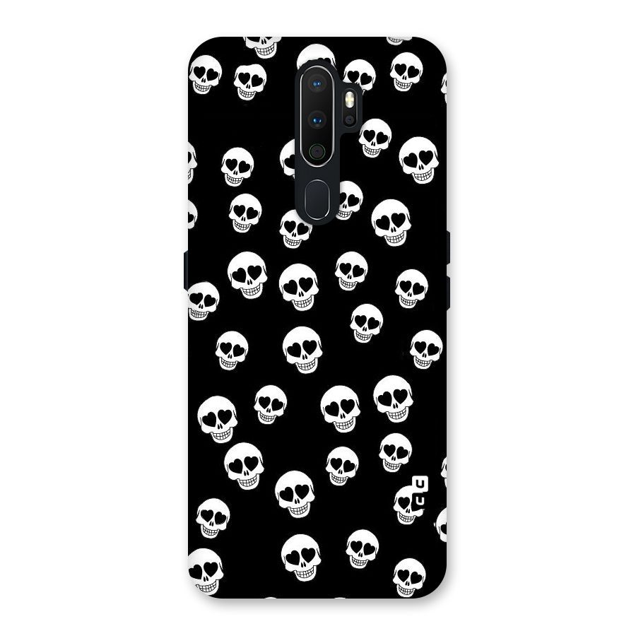 Skull Heart Back Case for Oppo A5 (2020)