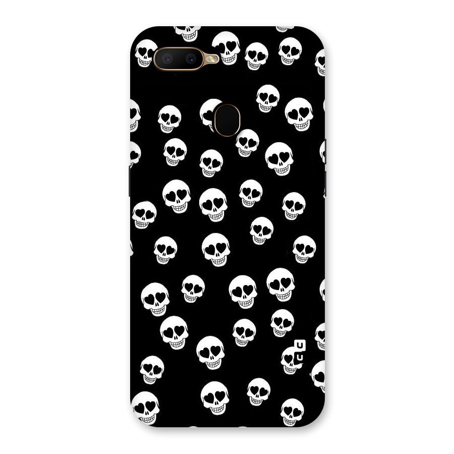 Skull Heart Back Case for Oppo A5s