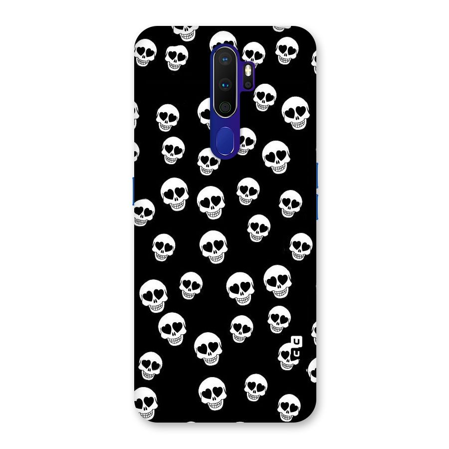 Skull Heart Back Case for Oppo A9 (2020)