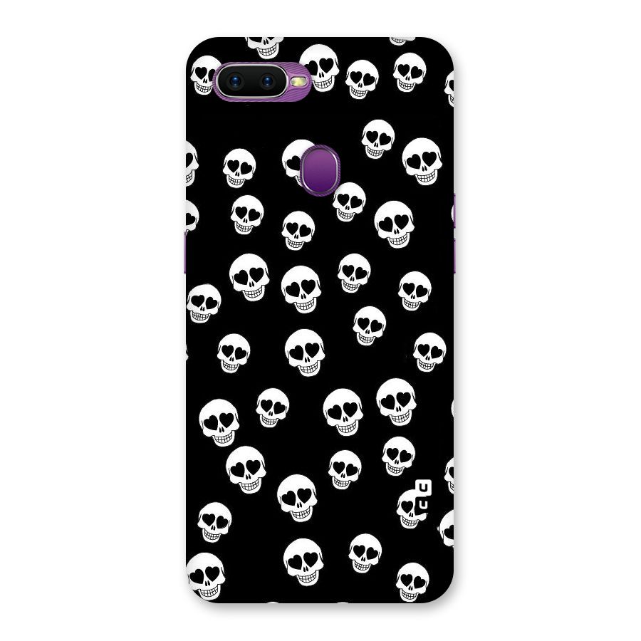 Skull Heart Back Case for Oppo F9