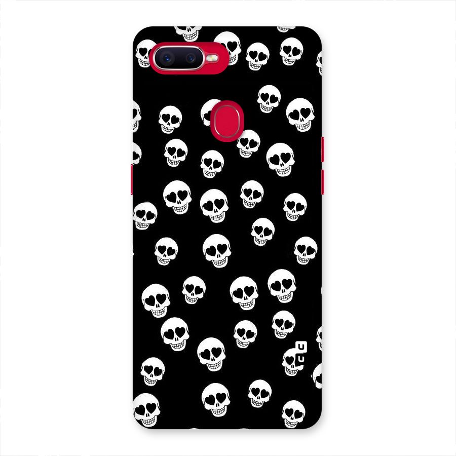 Skull Heart Back Case for Oppo F9 Pro