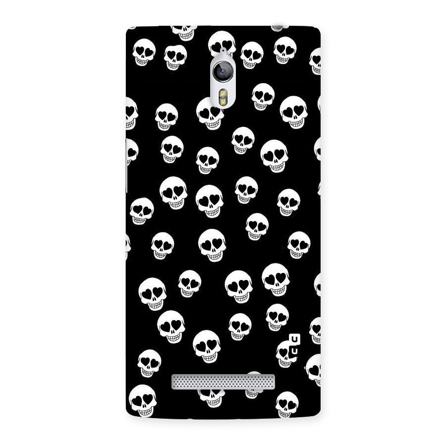 Skull Heart Back Case for Oppo Find 7