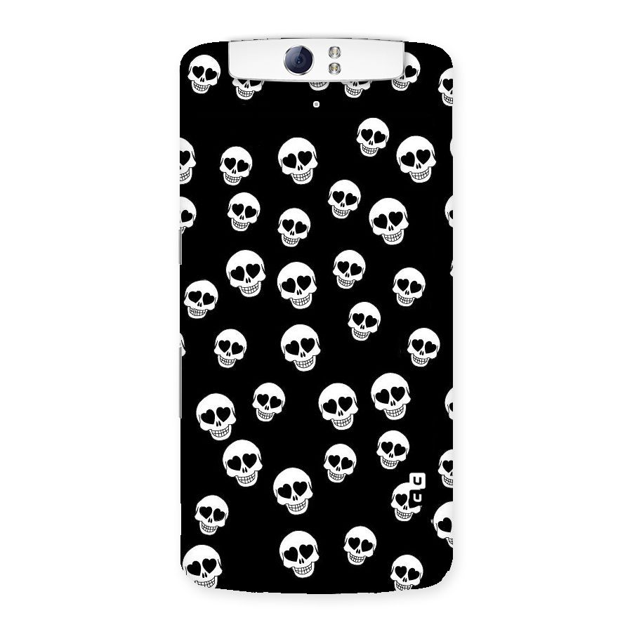 Skull Heart Back Case for Oppo N1