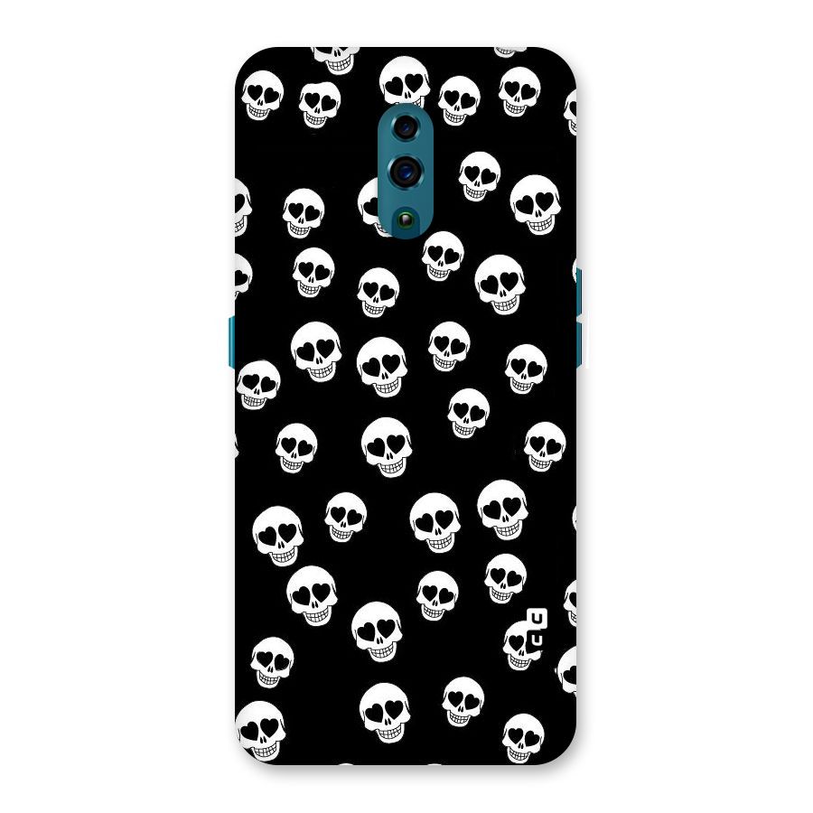 Skull Heart Back Case for Oppo Reno