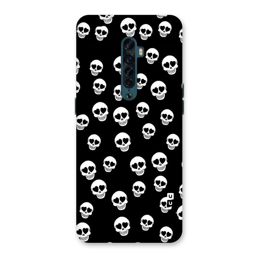 Skull Heart Back Case for Oppo Reno2