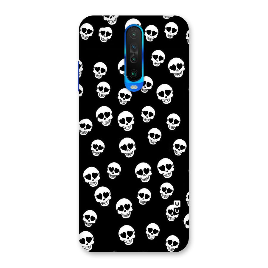 Skull Heart Back Case for Poco X2