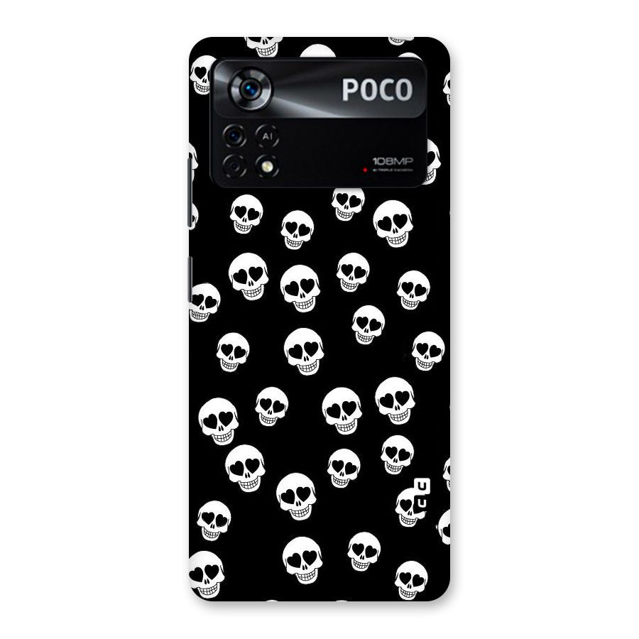 Skull Heart Back Case for Poco X4 Pro 5G