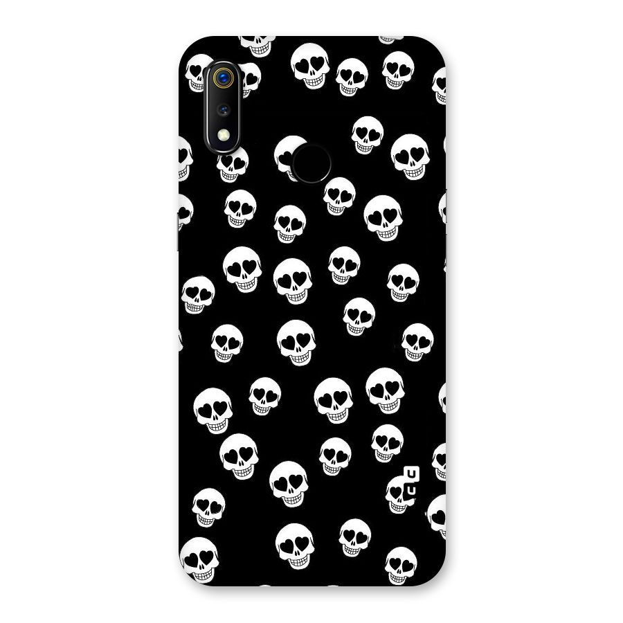 Skull Heart Back Case for Realme 3