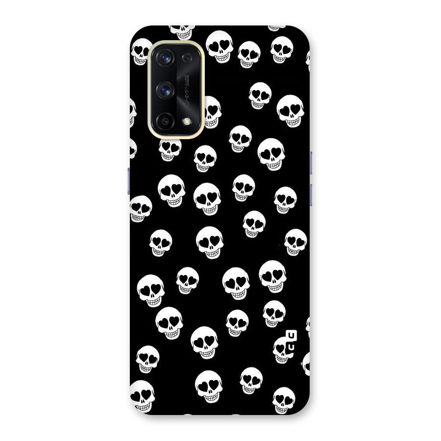 Skull Heart Glass Back Case for Realme X7 Pro