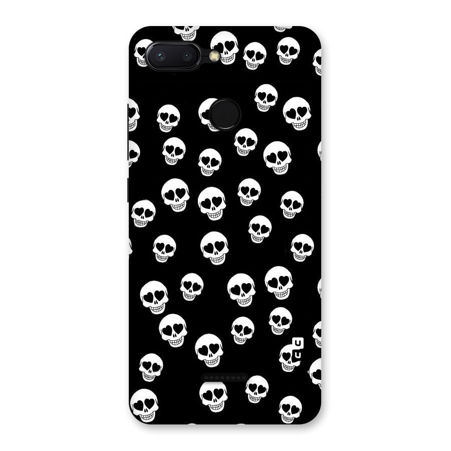Skull Heart Back Case for Redmi 6