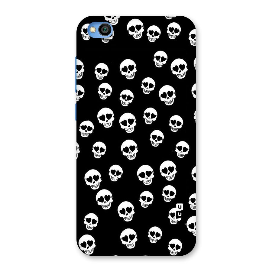 Skull Heart Back Case for Redmi Go