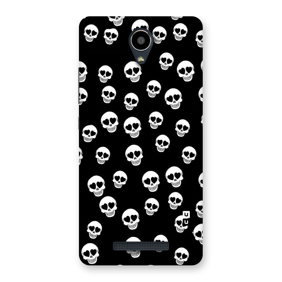 Skull Heart Back Case for Redmi Note 2