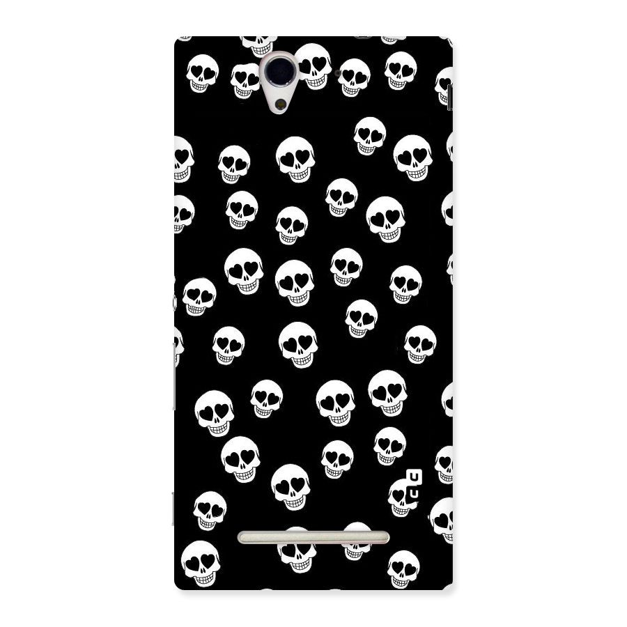 Skull Heart Back Case for Sony Xperia C3