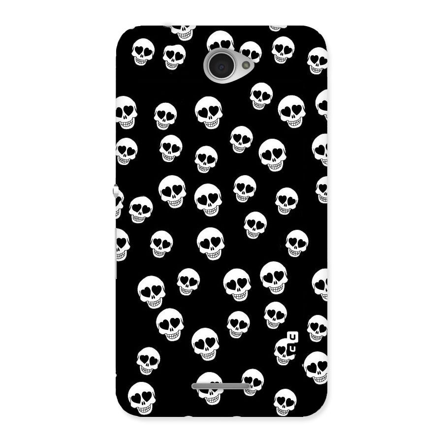 Skull Heart Back Case for Sony Xperia E4