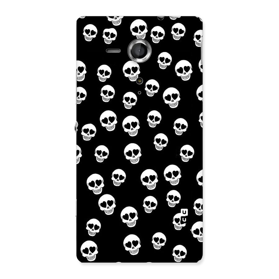 Skull Heart Back Case for Sony Xperia SP