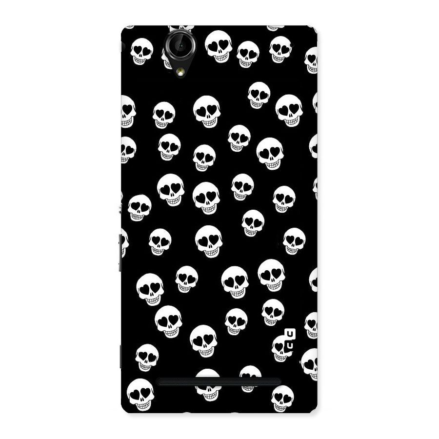 Skull Heart Back Case for Sony Xperia T2
