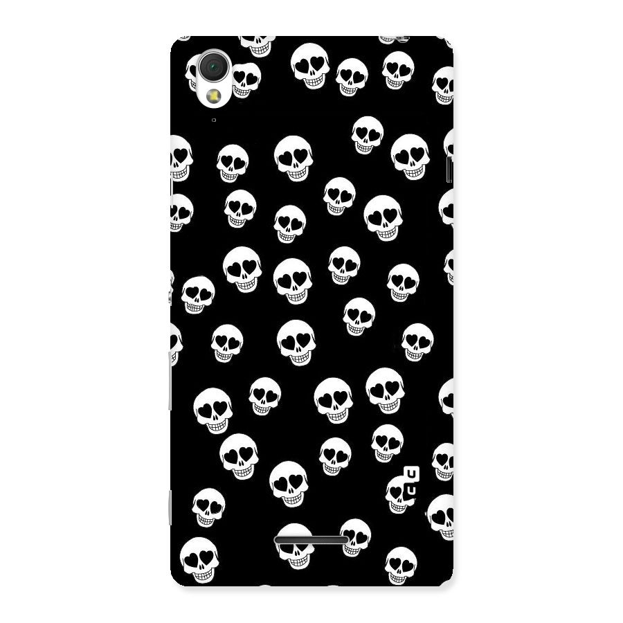 Skull Heart Back Case for Sony Xperia T3