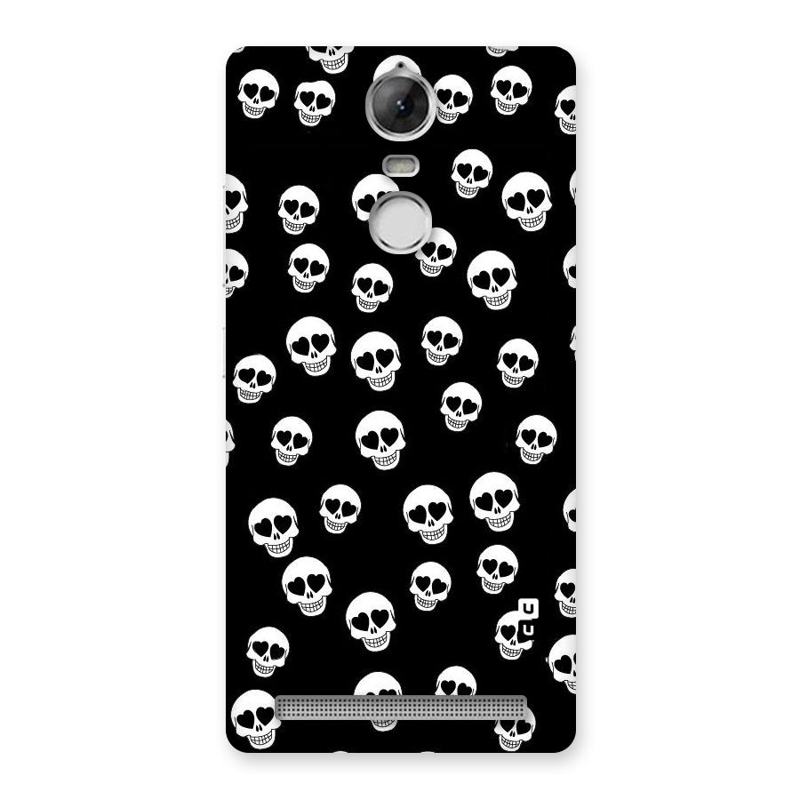 Skull Heart Back Case for Vibe K5 Note
