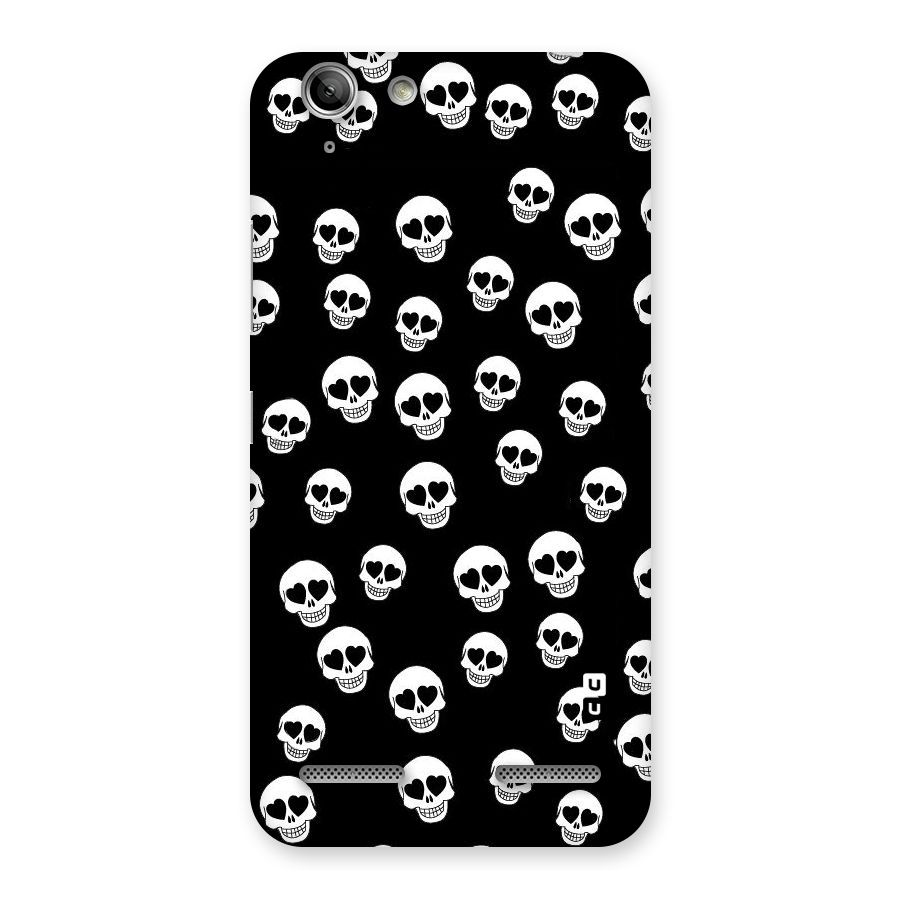 Skull Heart Back Case for Vibe K5 Plus