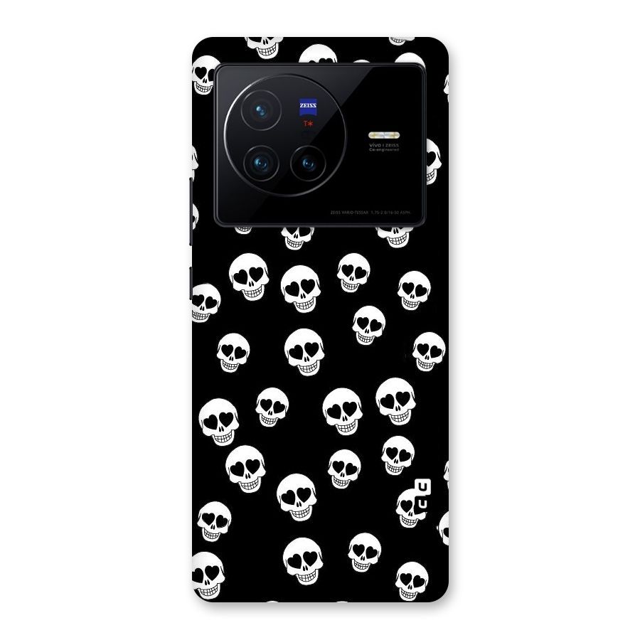Skull Heart Back Case for Vivo X80