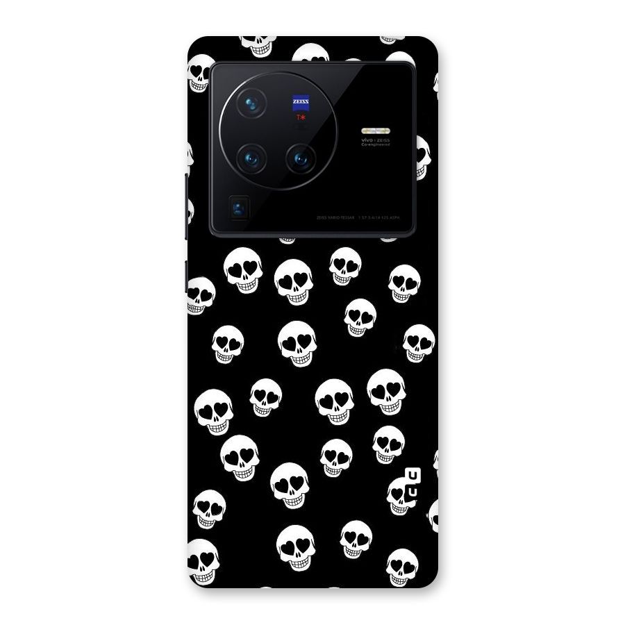 Skull Heart Back Case for Vivo X80 Pro