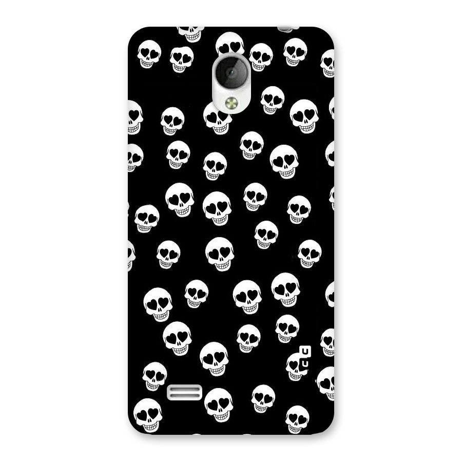 Skull Heart Back Case for Vivo Y21
