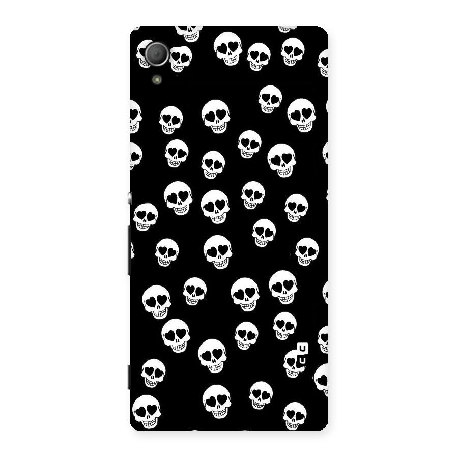 Skull Heart Back Case for Xperia Z3 Plus
