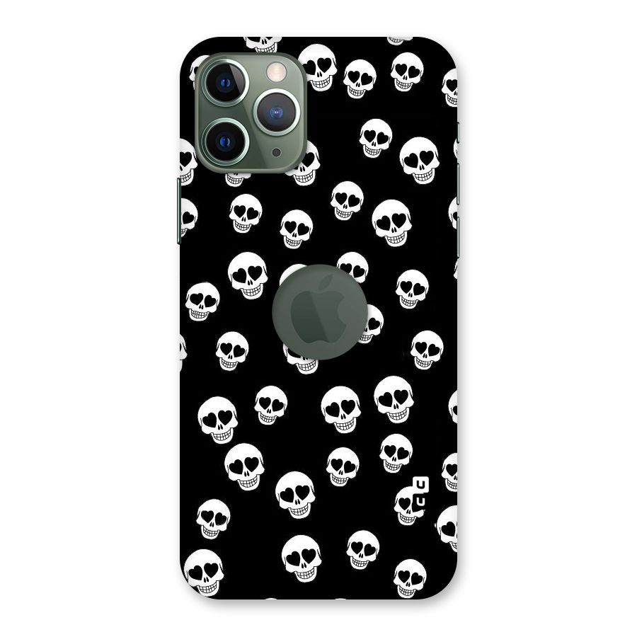 Skull Heart Back Case for iPhone 11 Pro Logo  Cut
