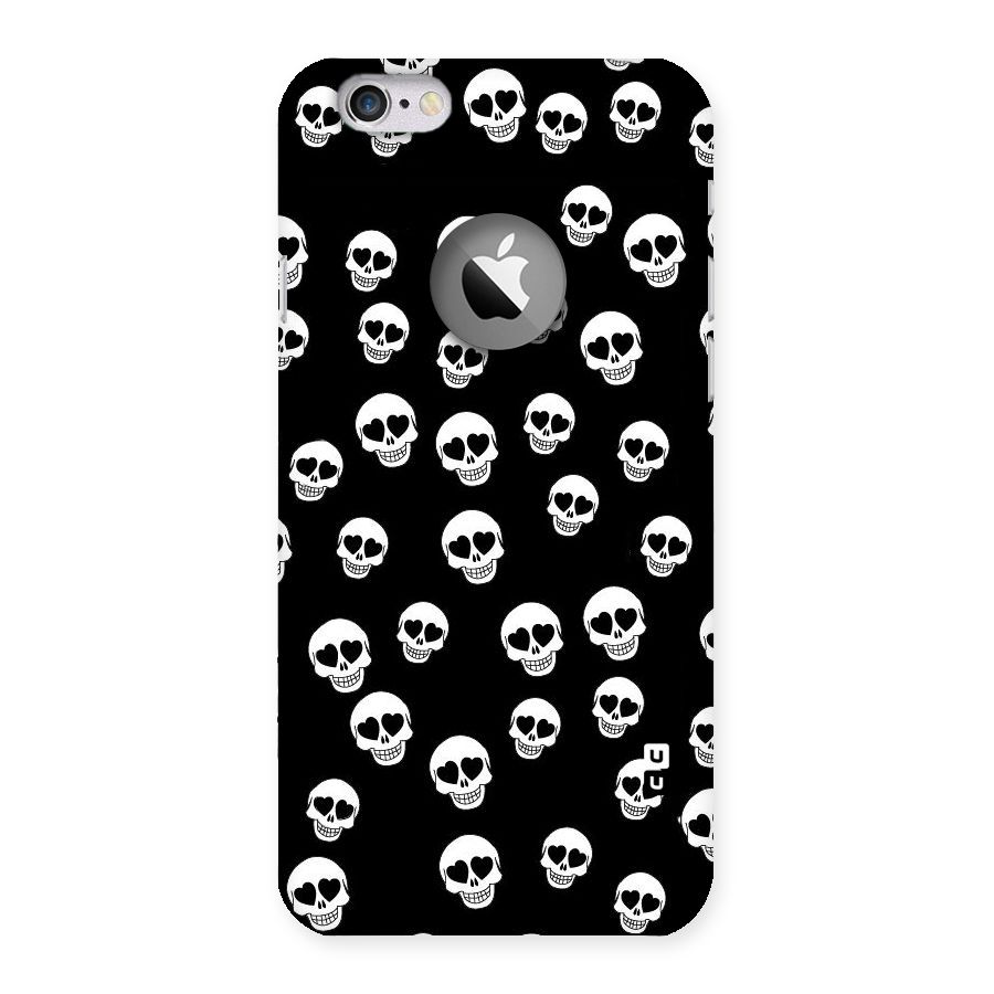 Skull Heart Back Case for iPhone 6 Logo Cut