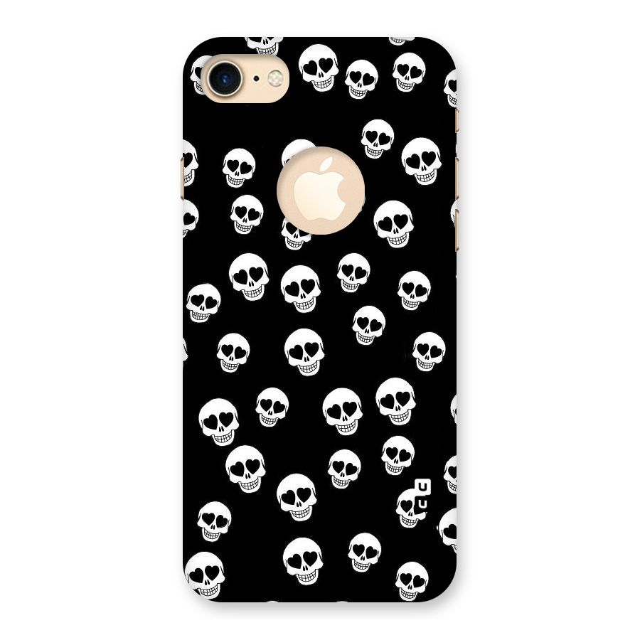 Skull Heart Back Case for iPhone 7 Logo Cut