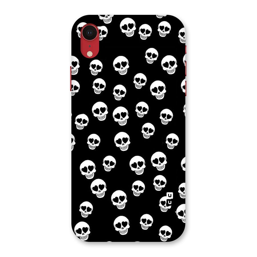 Skull Heart Back Case for iPhone XR