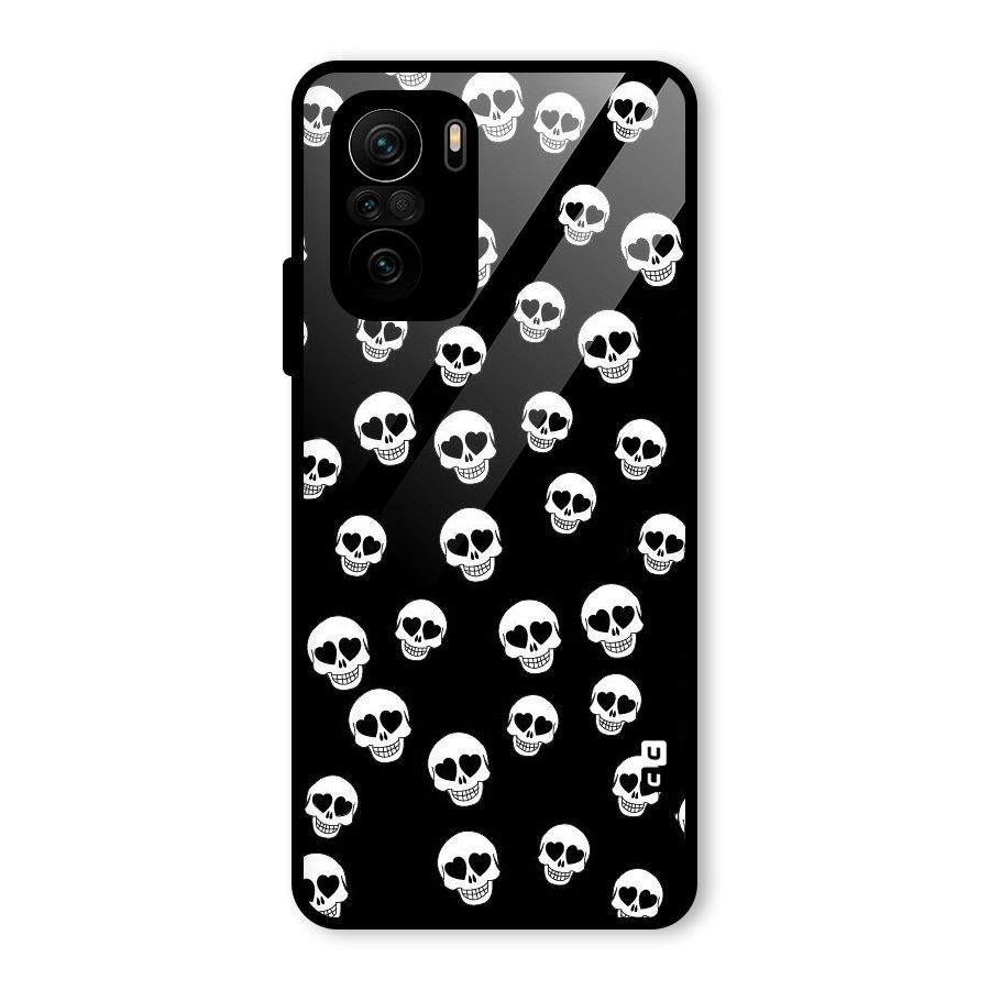 Skull Heart Glass Back Case for Mi 11X Pro