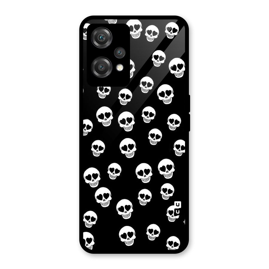 Skull Heart Glass Back Case for OnePlus Nord CE 2 Lite 5G