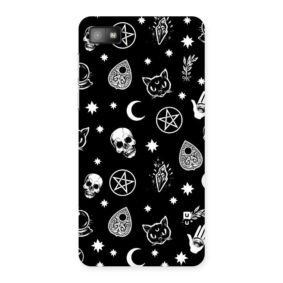 Skull Moon Design Back Case for Blackberry Z10