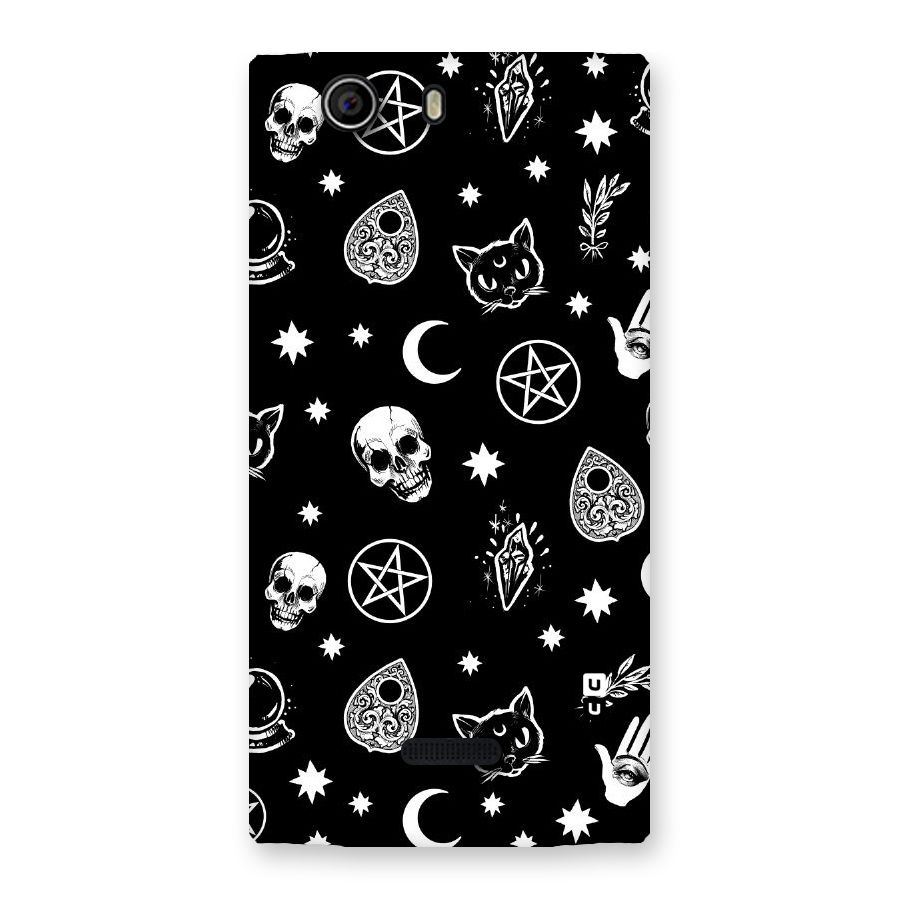 Skull Moon Design Back Case for Canvas Nitro 2 E311