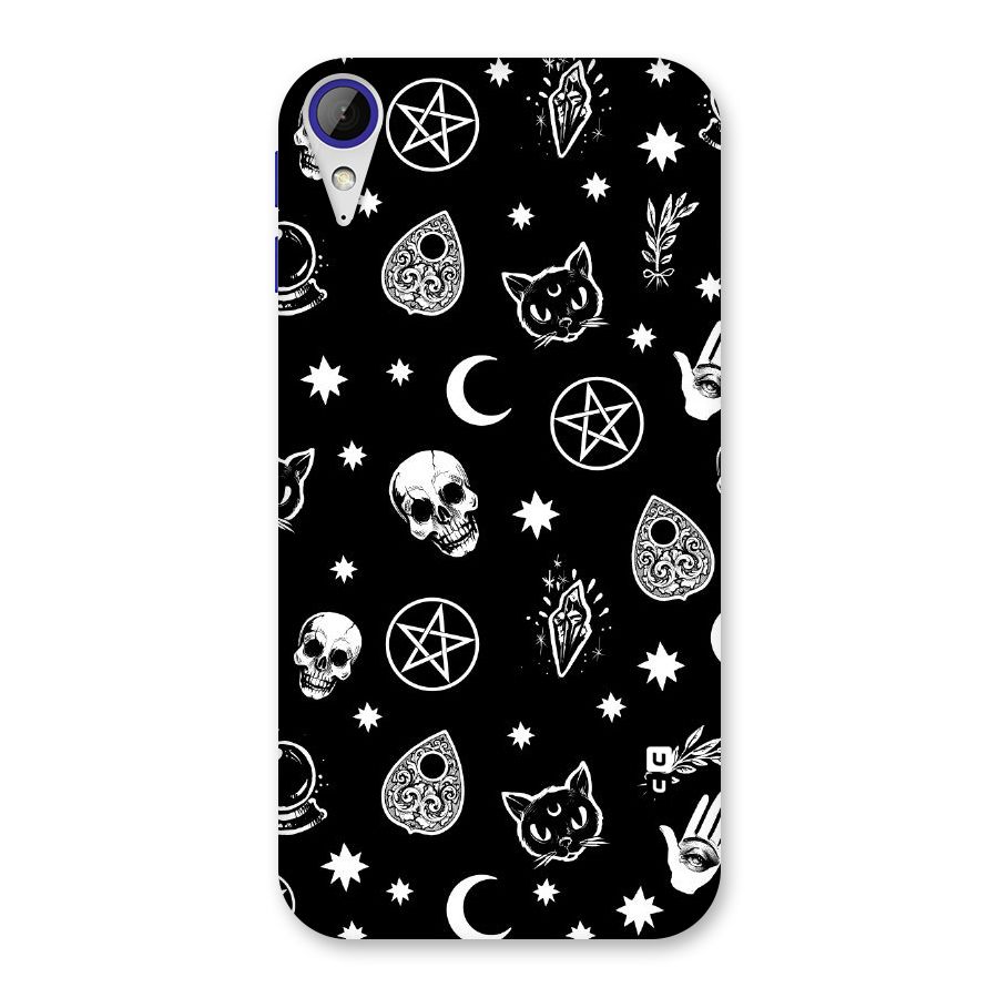 Skull Moon Design Back Case for Desire 830