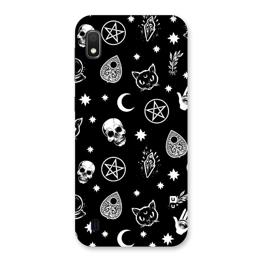 Skull Moon Design Back Case for Galaxy A10