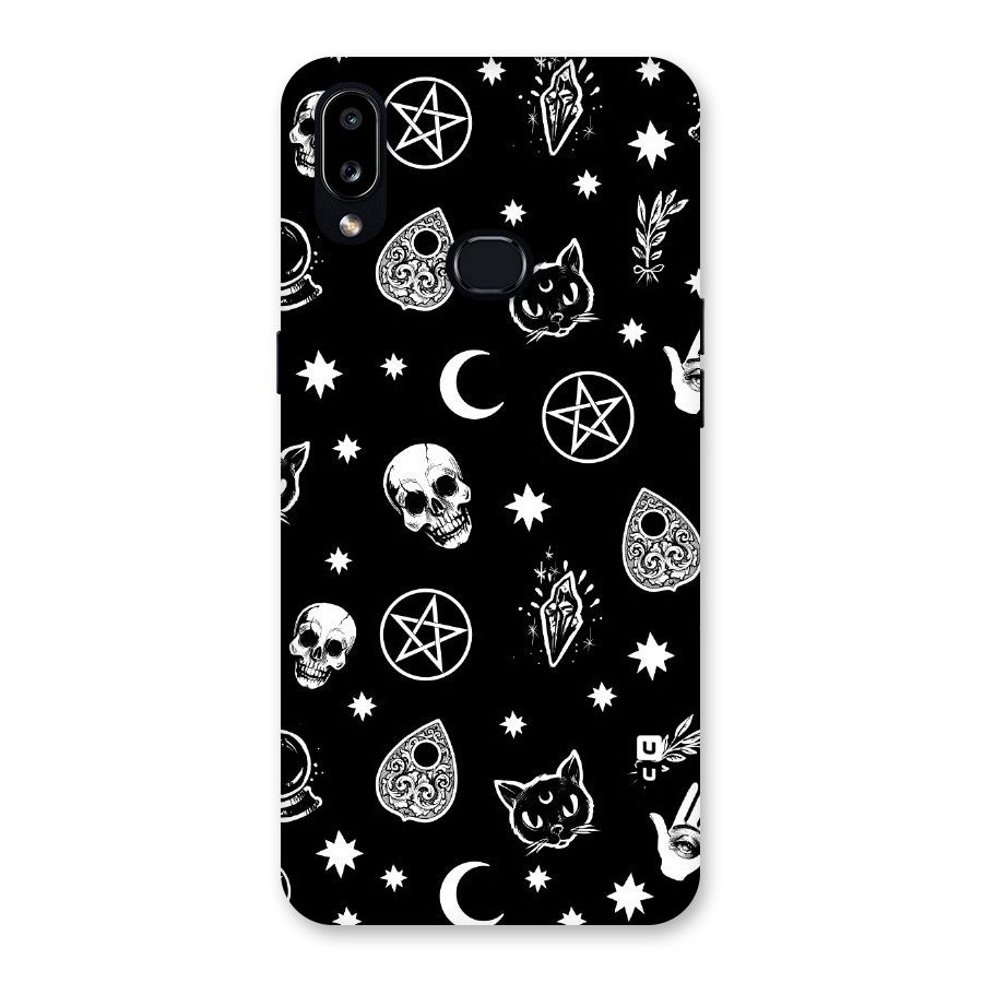 Skull Moon Design Back Case for Galaxy A10s