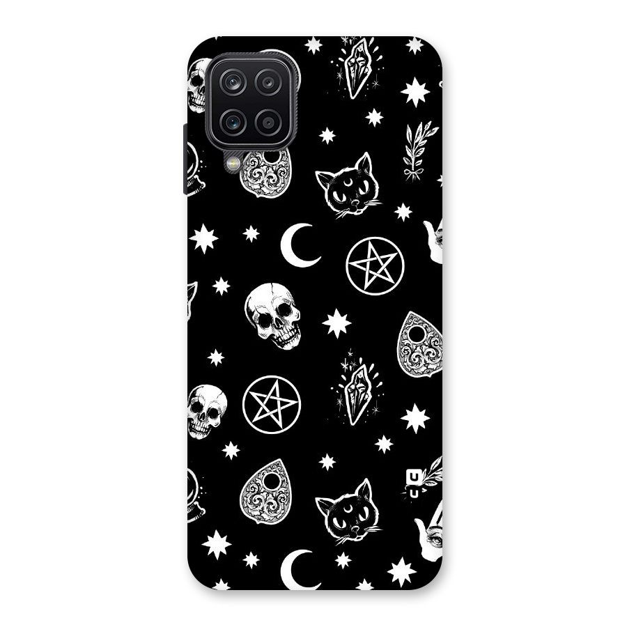 Skull Moon Design Back Case for Galaxy A12