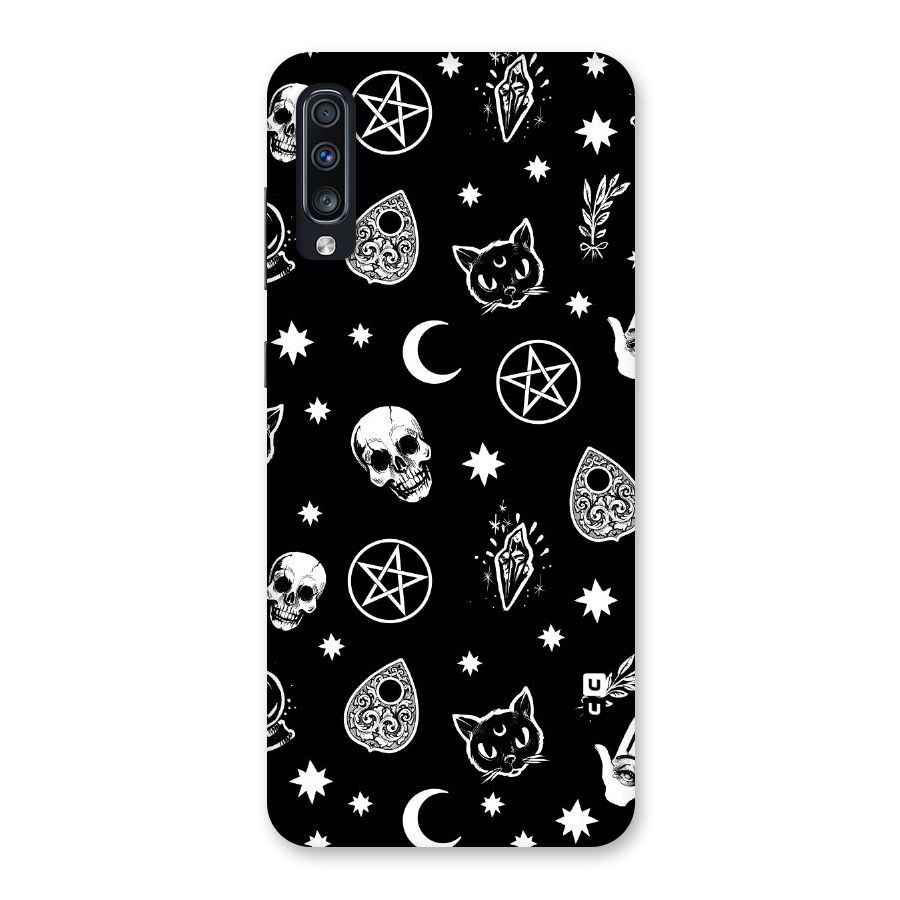 Skull Moon Design Back Case for Galaxy A70