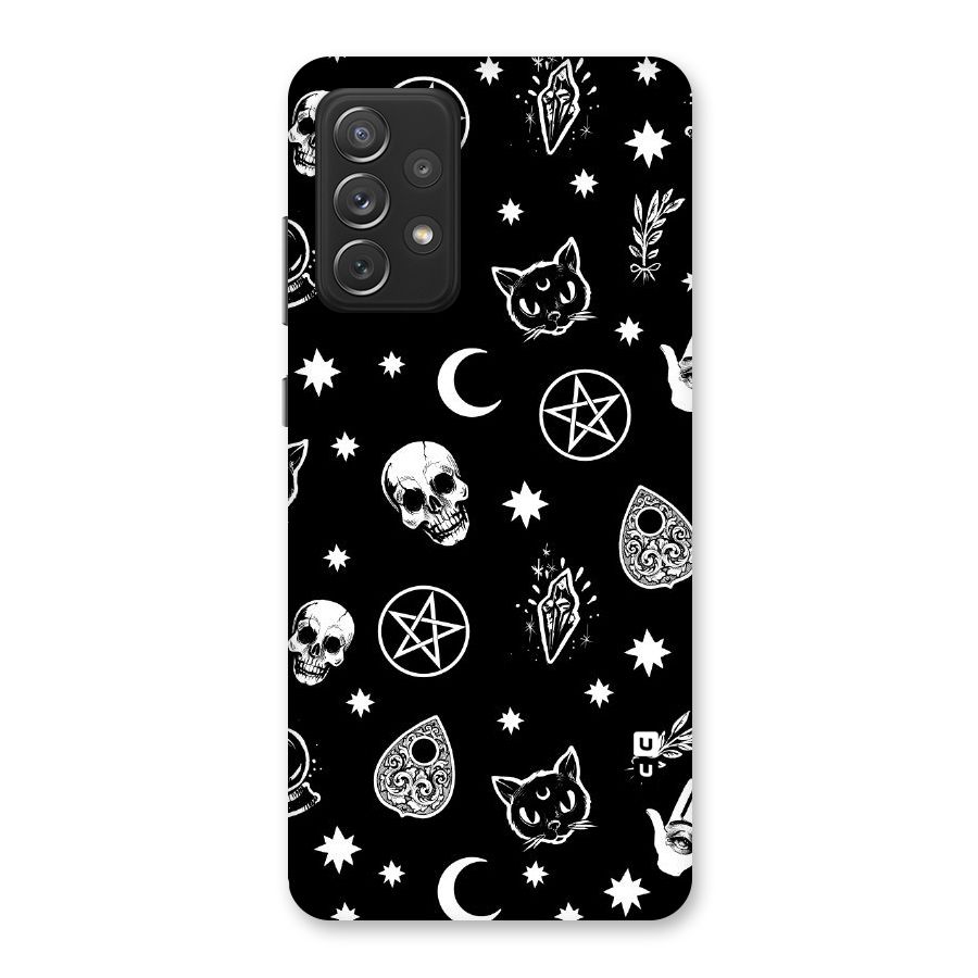 Skull Moon Design Back Case for Galaxy A72