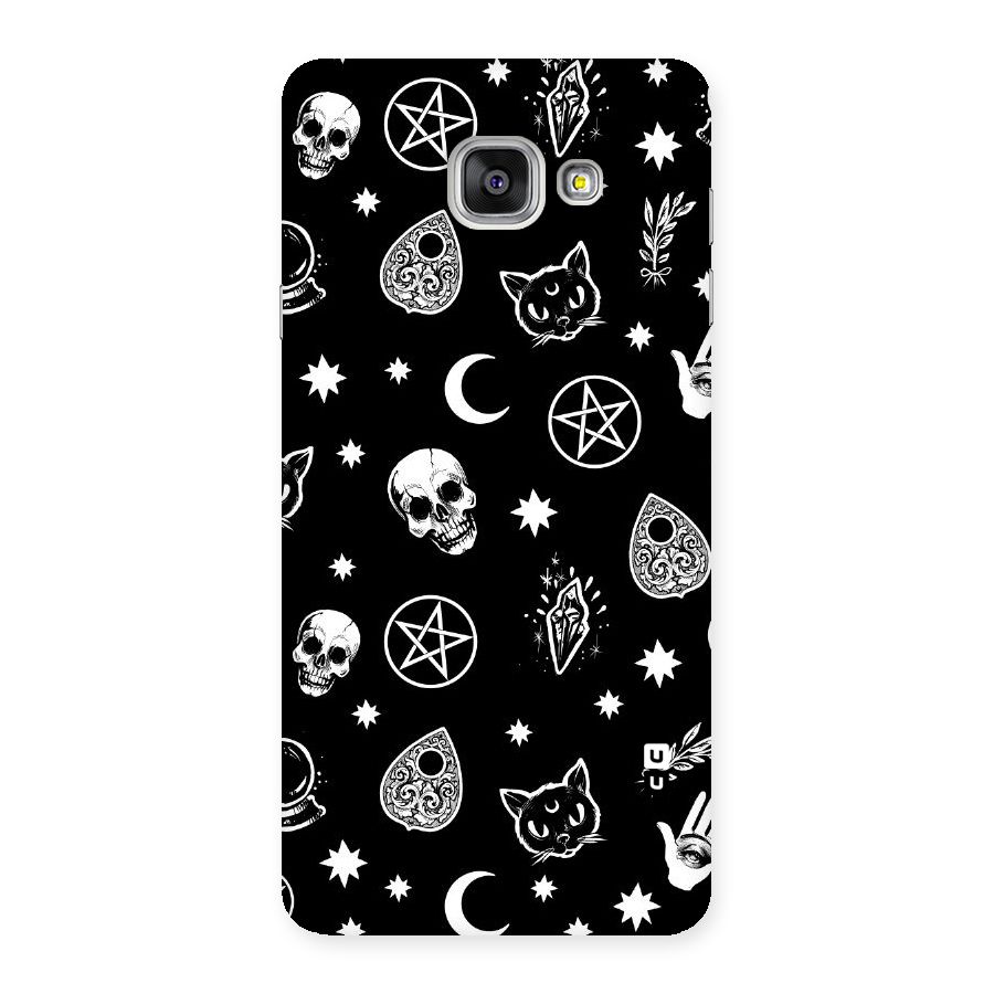 Skull Moon Design Back Case for Galaxy A7 2016