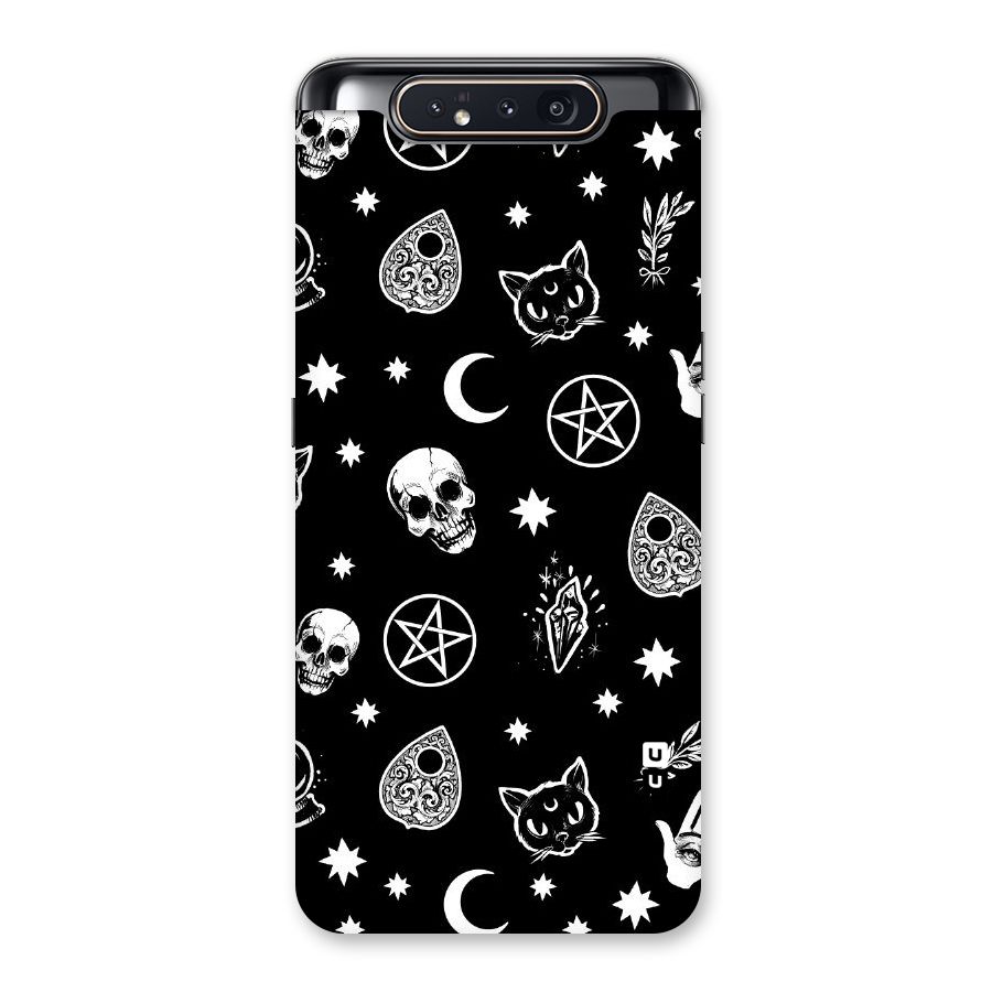Skull Moon Design Back Case for Galaxy A80