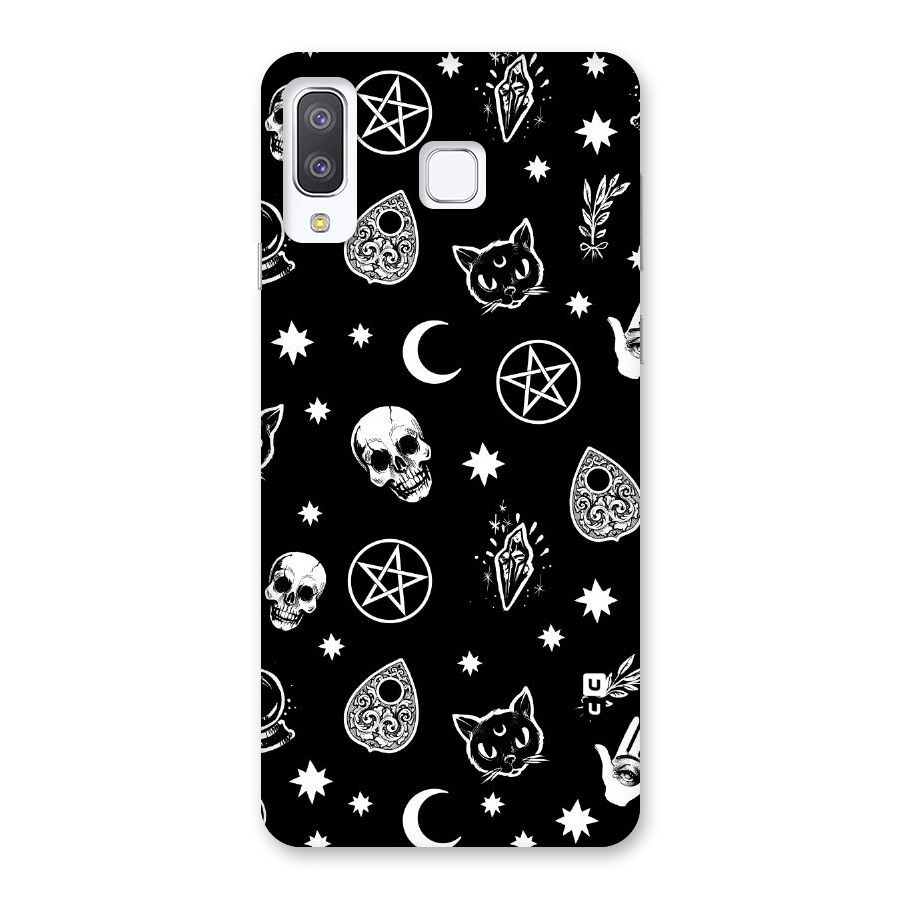 Skull Moon Design Back Case for Galaxy A8 Star