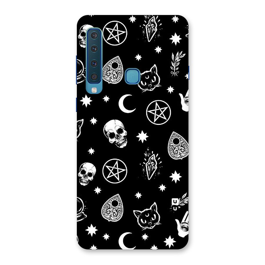 Skull Moon Design Back Case for Galaxy A9 (2018)